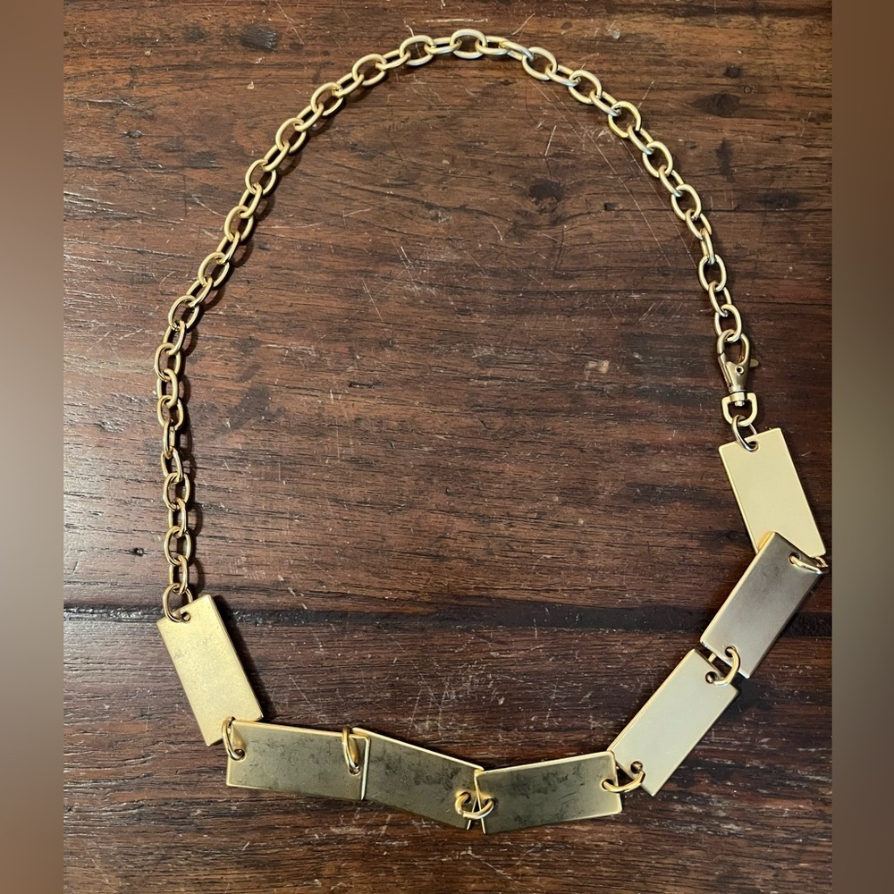 WOMEN'S METAL CHAIN LINK BELT SIZE XS/S GOLD TONE ADJUSTABLE